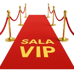 alfombra roja a la sala VIP